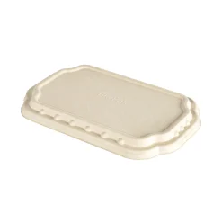 Take-Away Fibre Deckel 256 x 165 x 19 Braun