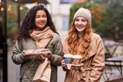 Take-Away-Tasche 18 x 11 x 26,5 cm Braun