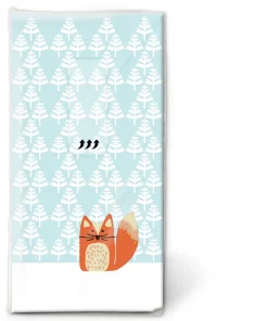 Taschentücher 21,5 x 22 cm Lonely Fox