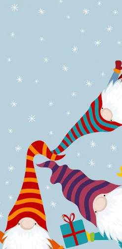 Taschentücher 21,5 x 22 cm Nordic Santas