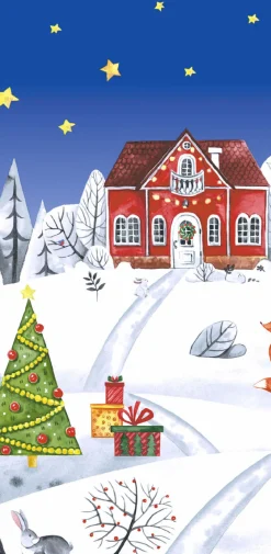 Taschentücher 21,5 x 22 cm Winterland