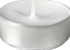 Teelichte, 4 Std. Ø 39 mm 4 Std. Weiß