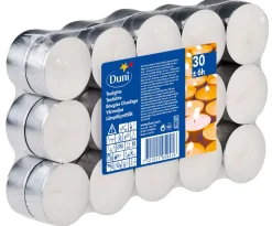 Teelichte, 6 Std. Ø 39 mm 6 Std. Weiß