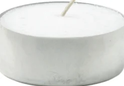 Teelichte, 6 Std. Stearin Ø 39 mm 6 Std. Weiß