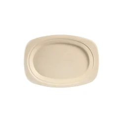 Teller, oval Braun Ø 23 cm Braun