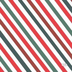 Tissue-Serviette 33 x 33 cm BBQ Stripe 3-lagig