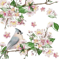 Tissue-Serviette 33 x 33 cm Bird Lyrics 3-lagig