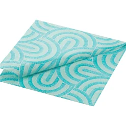 Tissue-Serviette 24 x 24 cm Breeze Mint Blue 3-lagig
