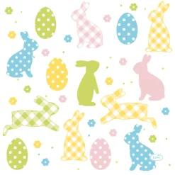 Tissue-Serviette 33 x 33 cm Bunnies & Eggs 3-lagig