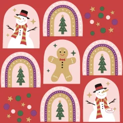 Tissue-Serviette 33 x 33 cm Candyman Red 3-lagig