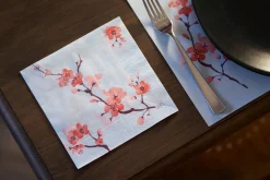 Tissue-Serviette 33 x 33 cm Cherry Breeze Blue 3-lagig