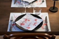 Tissue-Serviette 40 x 40 cm Cherry Breeze Blue 3-lagig