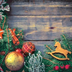 Tissue-Serviette 33 x 33 cm Cottage Christmas 3-lagig