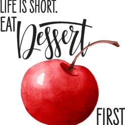 Tissue-Serviette 33 x 33 cm Dessert First 3-lagig