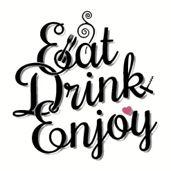 Tissue-Serviette 33 x 33 cm Eat and Drink 3-lagig