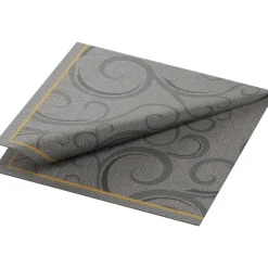 Tissue-Serviette 24 x 24 cm Elegant Swirls 3-lagig