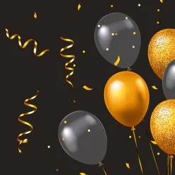 Tissue-Serviette 33 x 33 cm Elegant Balloons 3-lagig