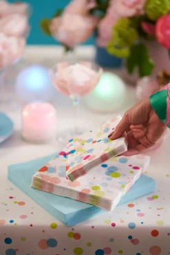 Tissue-Serviette 24 x 24 cm Festive Bubbles Multi 3-lagig