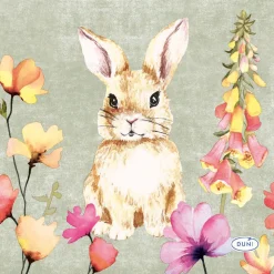 Tissue-Serviette 24 x 24 cm Floral Friends 3-lagig