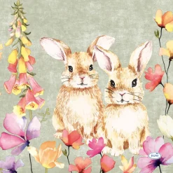 Tissue-Serviette 33 x 33 cm Floral Friends 3-lagig