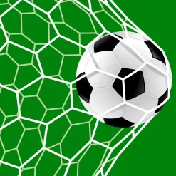 Tissue-Serviette 33 x 33 cm Football Goal 3-lagig