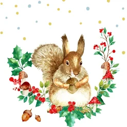 Tissue-Serviette 33 x 33 cm Forest Squirrel 3-lagig