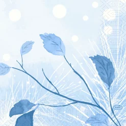 Tissue-Serviette 33 x 33 cm Frosted Winter 3-lagig