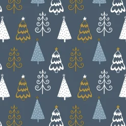 Tissue-Serviette 24 x 24 cm Fun trees Blue 3-lagig