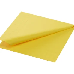 Tissue-Serviette 24 x 24 cm Gelb 3-lagig
