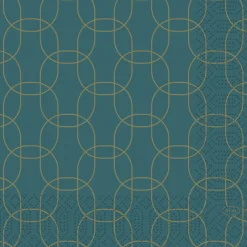 Tissue-Serviette 33 x 33 cm Golden Deco 3-lagig