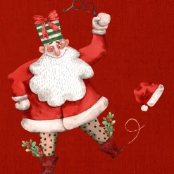 Tissue-Serviette 24 x 24 cm Goofy Santa 3-lagig