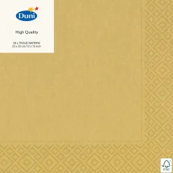 Tissue-Serviette 33 x 33 cm Gold 3-lagig