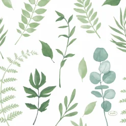 Tissue-Serviette 33 x 33 cm Greenery 3-lagig