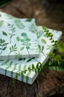 Tissue-Serviette 33 x 33 cm Greenery 3-lagig