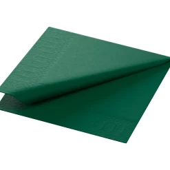Tissue-Serviette 24 x 24 cm Jägergrün 3-lagig