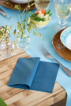 Tissue-Serviette 24 x 24 cm Leaf Green 3-lagig