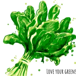 Tissue-Serviette 33 x 33 cm Love Greens 3-lagig