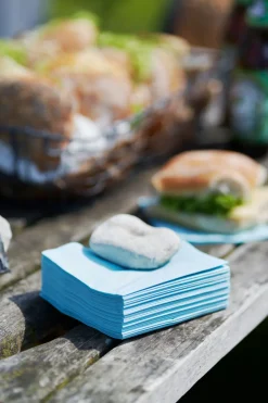 Tissue-Serviette 33 x 33 cm Mint Blue 3-lagig