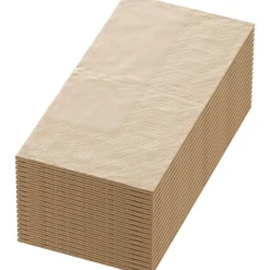 Tissue-Serviette 33 x 33 cm Natural Brown 2-lagig
