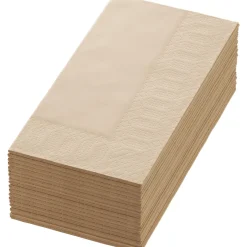 Tissue-Serviette 40 x 40 cm Natural Brown 2-lagig