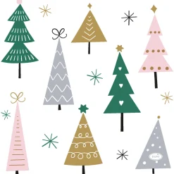 Tissue-Serviette 33 x 33 cm Noel Trees 3-lagig