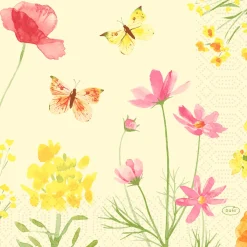 Tissue-Serviette 33 x 33 cm Poppy Field 3-lagig