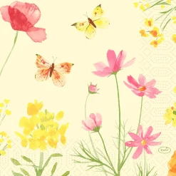 Tissue-Serviette 33 x 33 cm Poppy Field 3-lagig