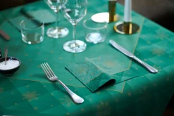 Tissue-Serviette 33 x 33 cm Rhombus Green 3-lagig