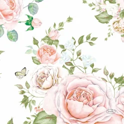 Tissue-Serviette 33 x 33 cm Rose Glory 3-lagig