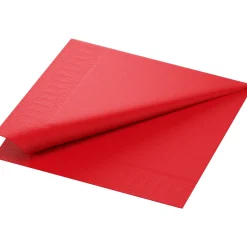 Tissue-Serviette 40 x 40 cm Rot 3-lagig