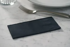 Tissue-Serviette 33 x 33 cm Schwarz 2-lagig