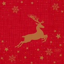 Tissue-Serviette 24 x 24 cm Shimmer Trees 3-lagig