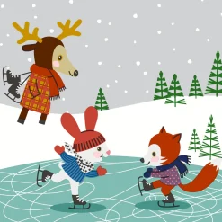 Tissue-Serviette 33 x 33 cm Skating friends 3-lagig