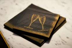 Tissue-Serviette 33 x 33 cm Sparkly cheers bl 3-lagig